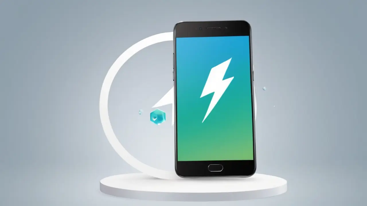 Ilustración vectorial de un smartphone y características