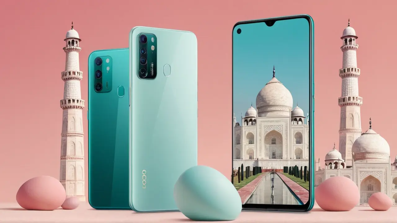 Smartphone OPPO apunta al Taj Mahal