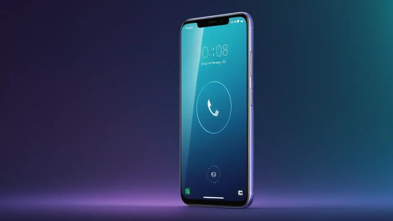 Ilustración de un smartphone y sus características