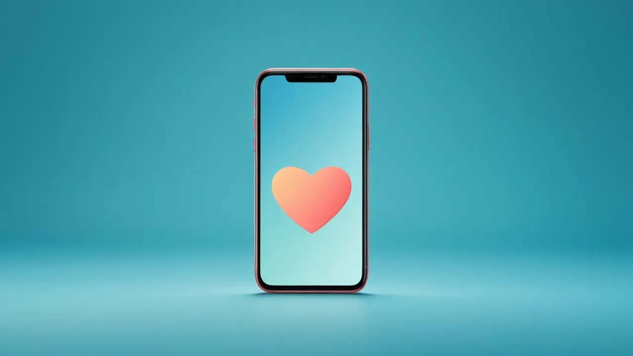 Ilustración moderna de un smartphone y sus funciones