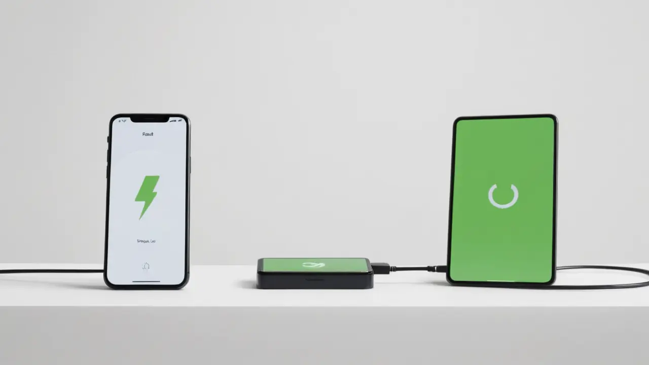 Ilustración comparando carga lenta y rápida