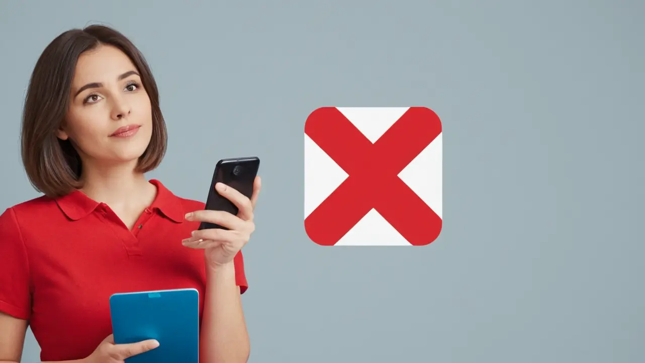 Ilustración de personaje con error de Wi-Fi