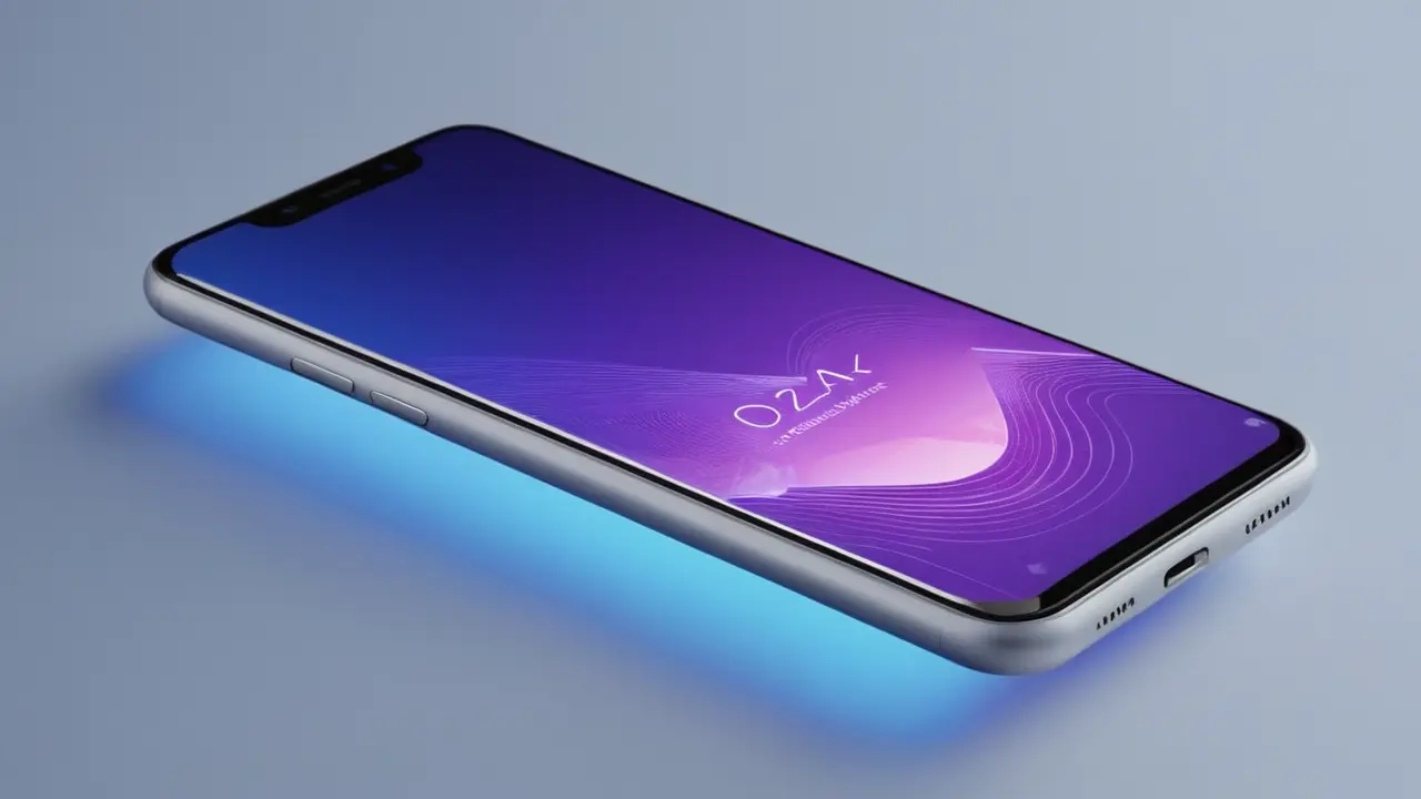 Concepto tecnológico de smartphone y procesador