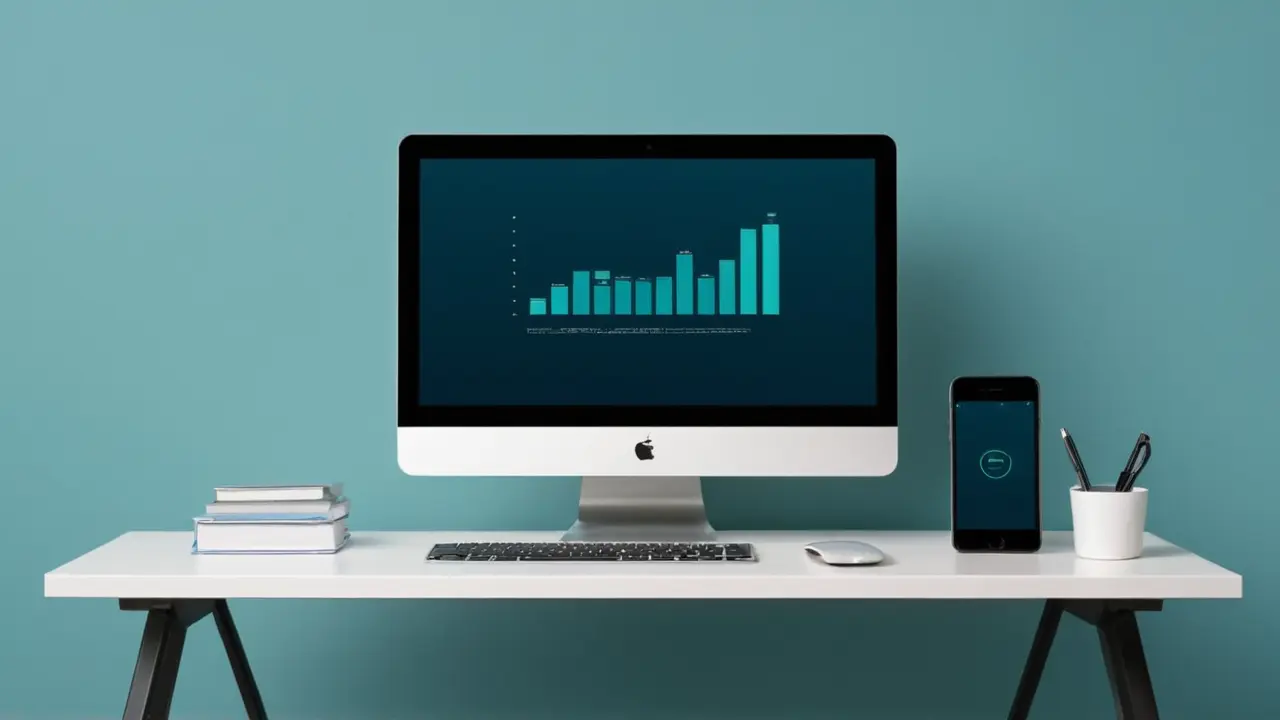 Ilustración tecnológica de transferencia de datos