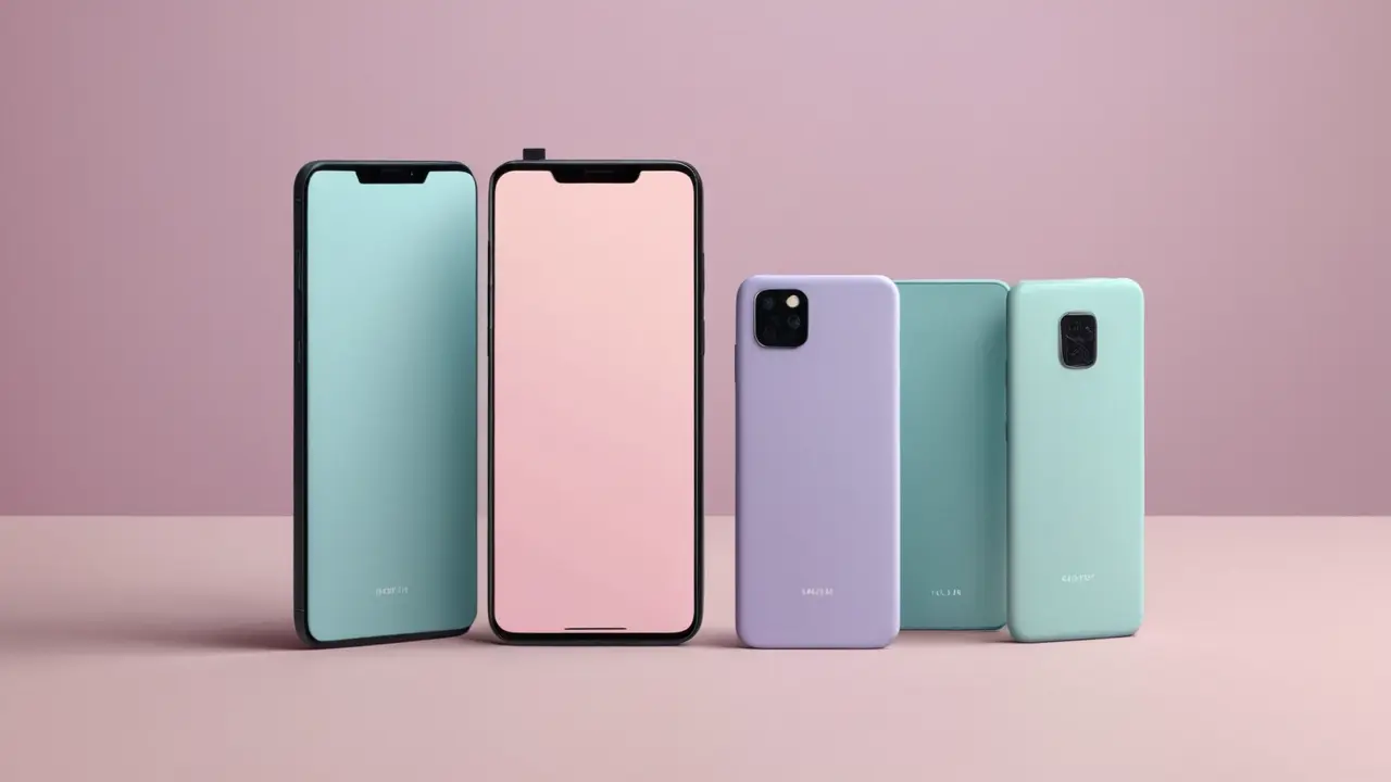 Evolución visual de la pantalla del smartphone
