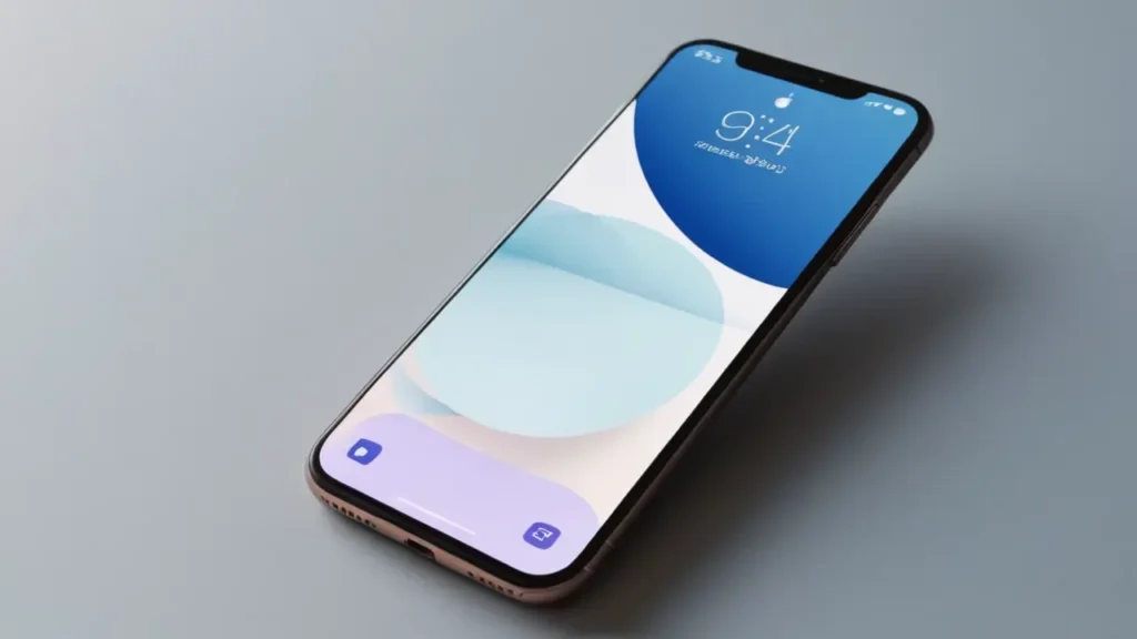 Visualización corporativa y minimalista del iPhone