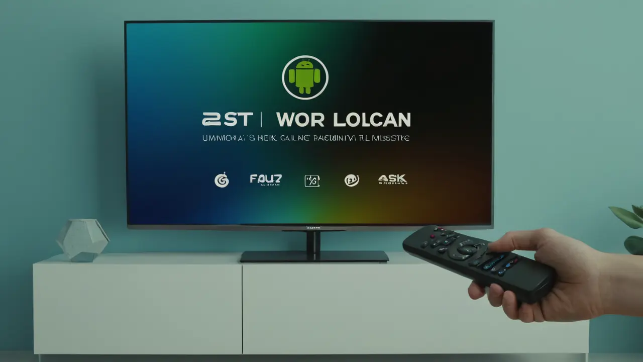 Prueba de localización en una TV minimalista