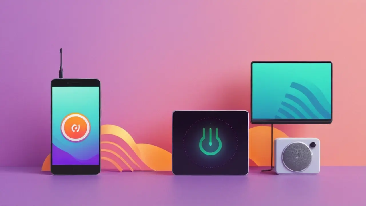 Contraste visual entre streaming y radio