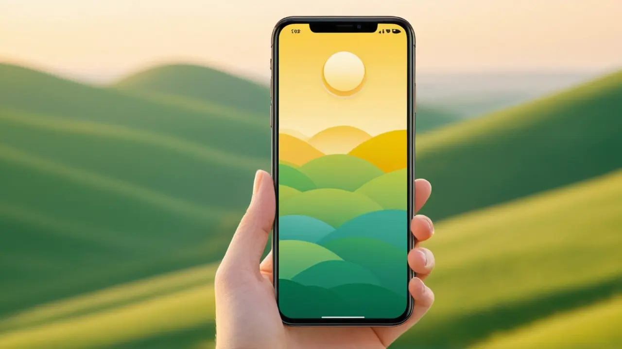 Ilustración de smartphone asequible y potente
