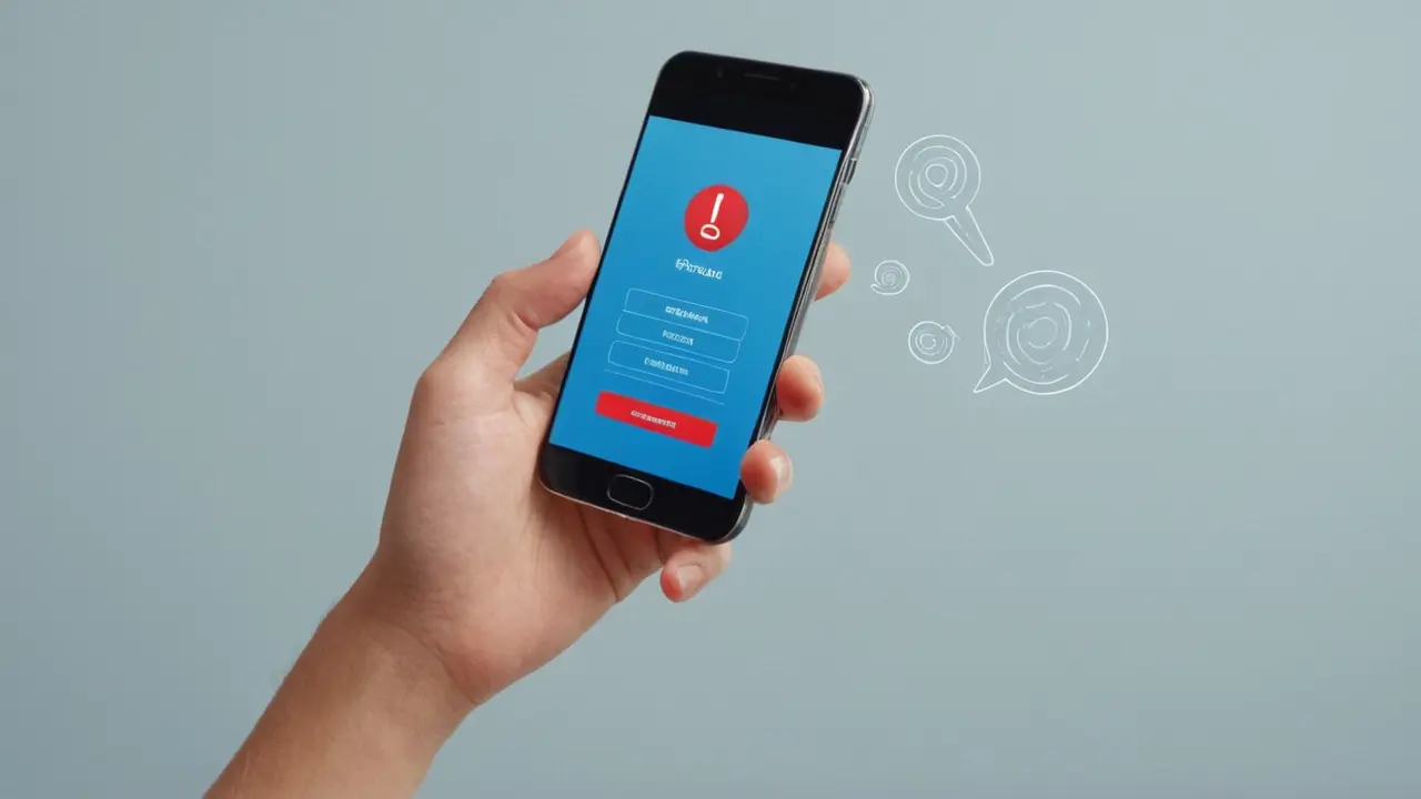 Error de software en un smartphone