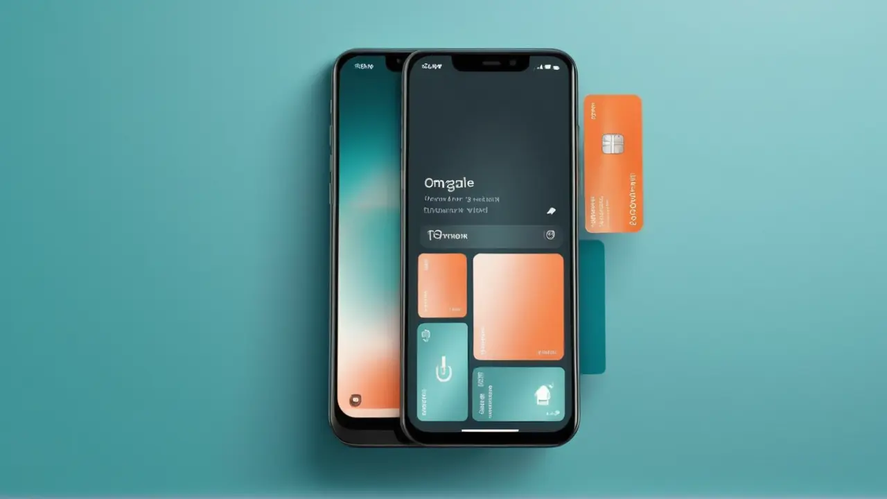 Ilustración de smartphone con interfaz minimalista
