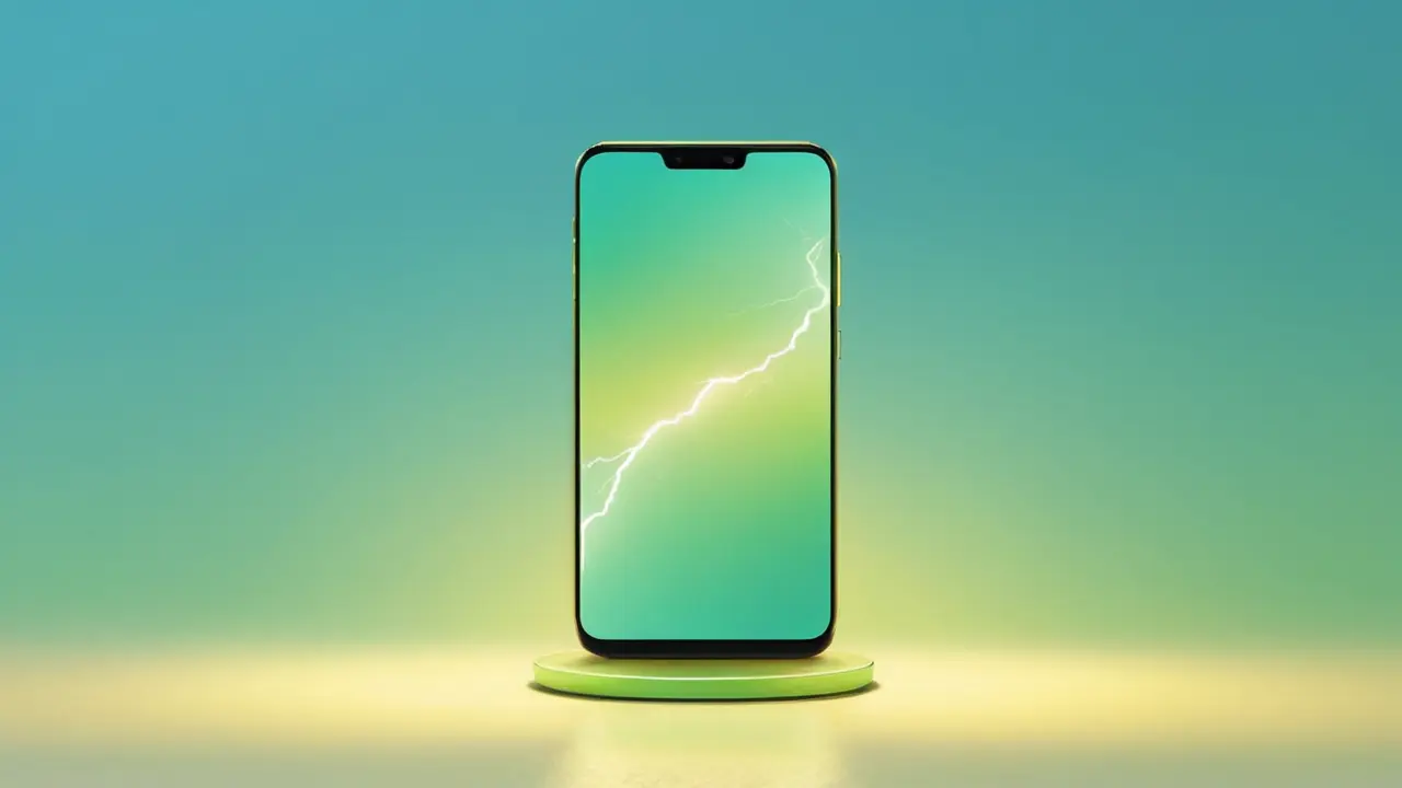 Smartphone con diseño moderno y minimalista