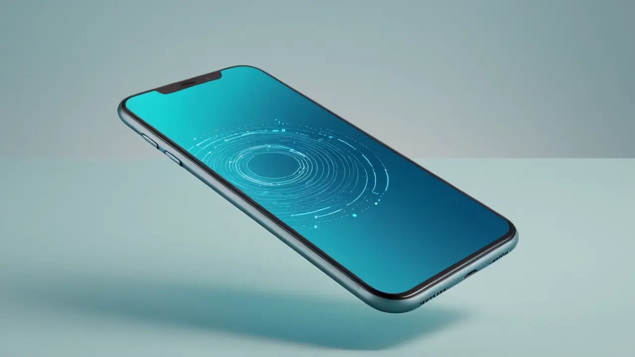 Ilustración de smartphone de alto rendimiento