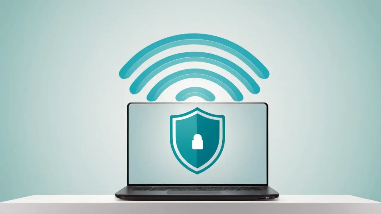 Ilustración conceptual de la seguridad de red