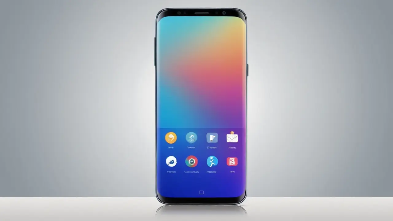 Análisis infográfico de un smartphone moderno