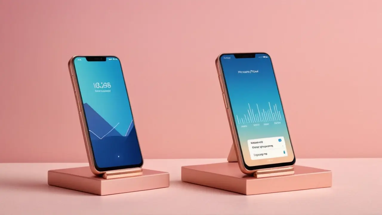 Diseño corporativo de un móvil plegable