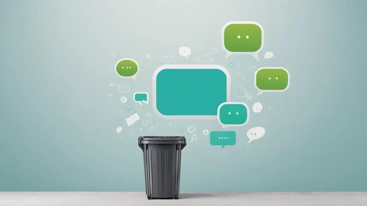 Una app restaura un mensaje eliminado