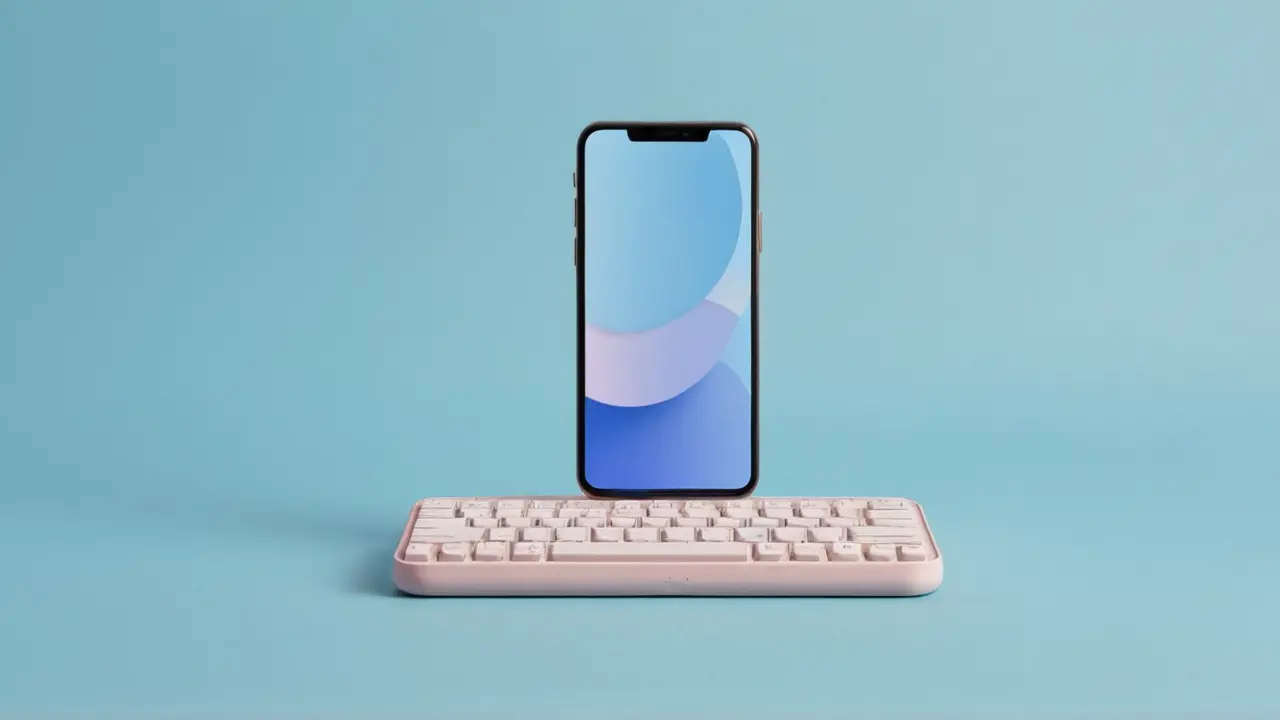 Visualización de teclado móvil flotante y adaptable