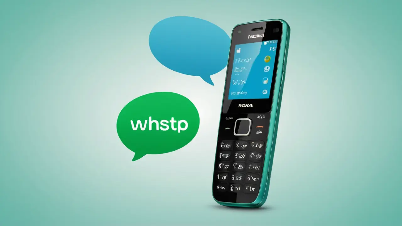Nokia estilizado para comunicación visual y esencial