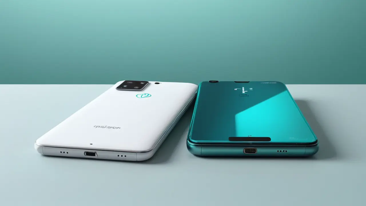 Dos smartphones minimalistas con un procesador potente