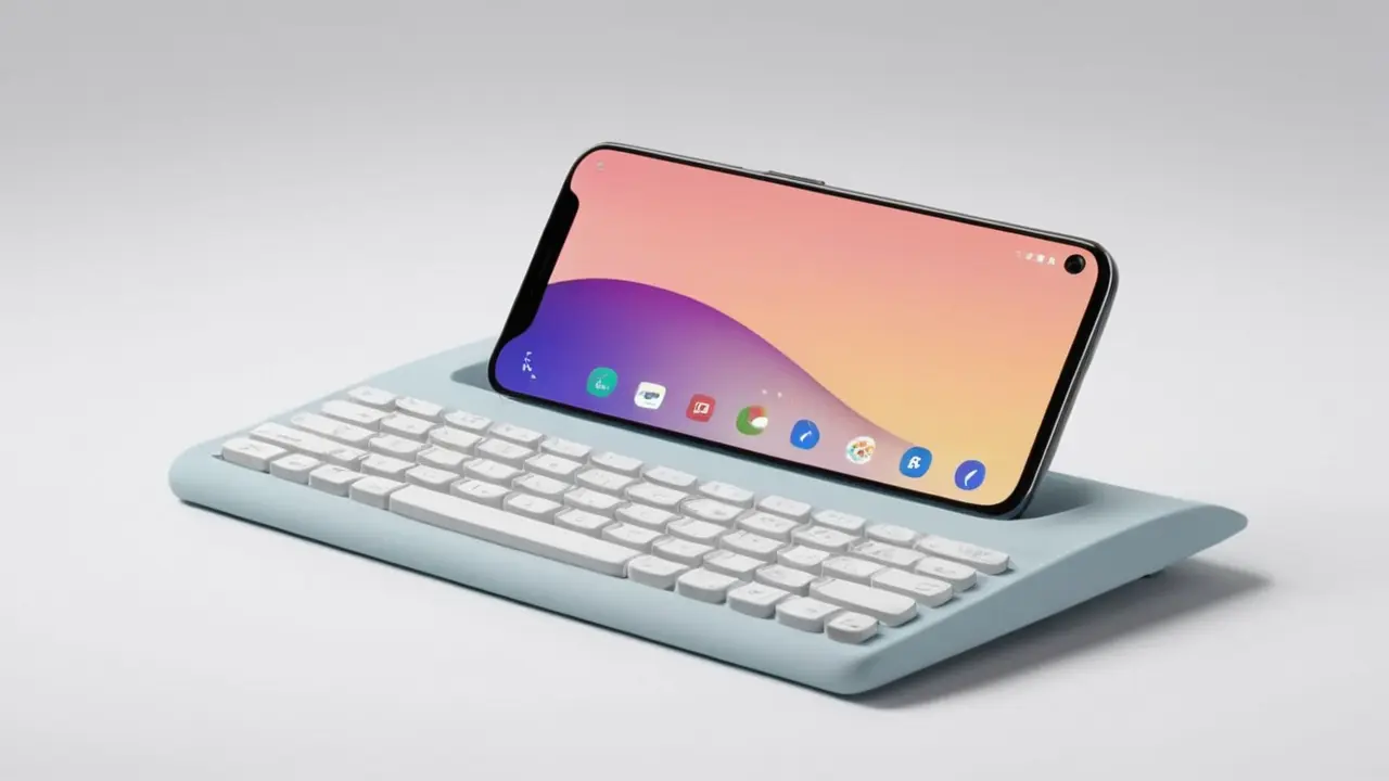 Smartphone profesional con teclado físico