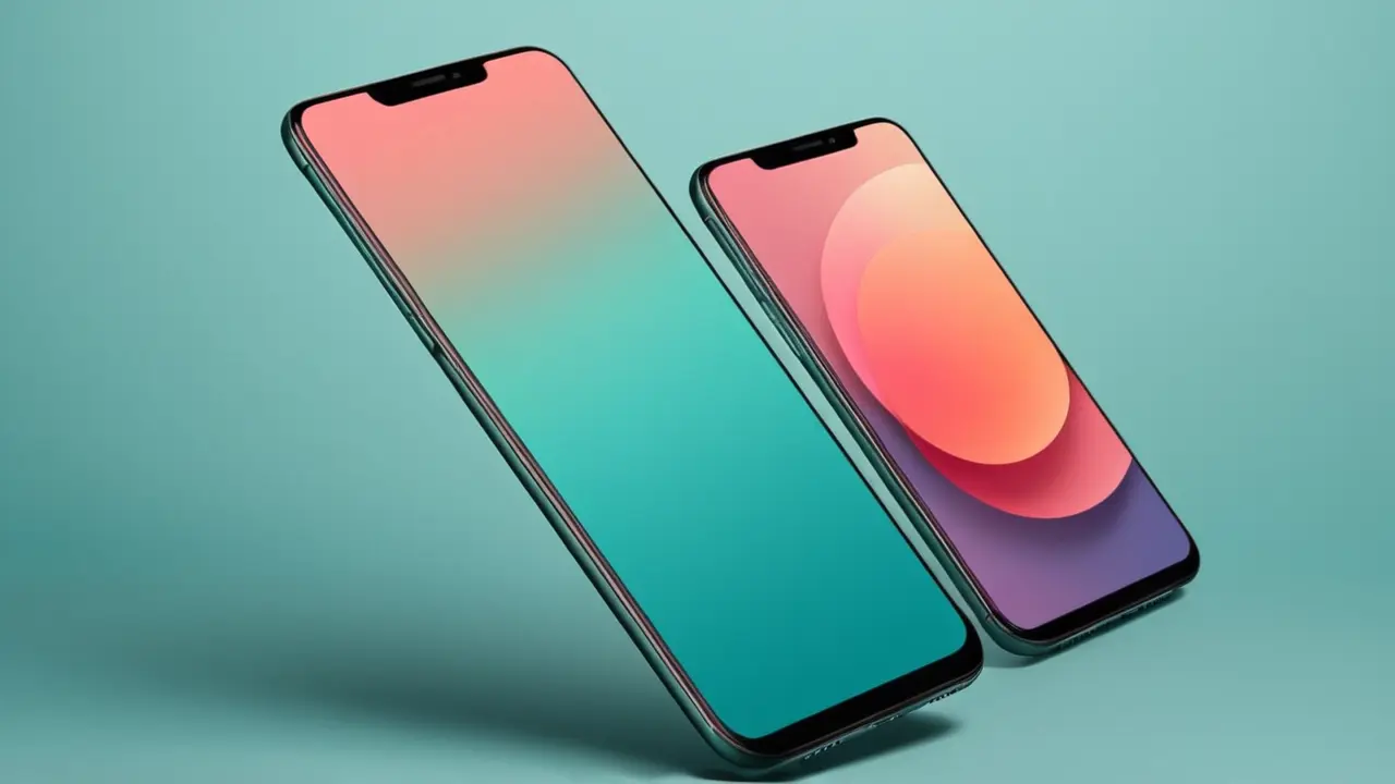 Smartphones con estética moderna y minimalista