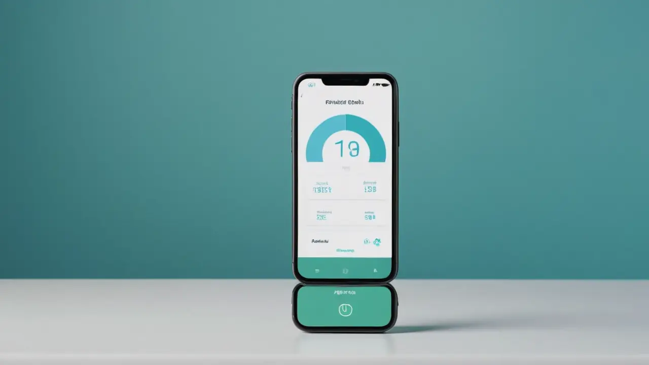 Ilustración de diagnóstico técnico para smartphone