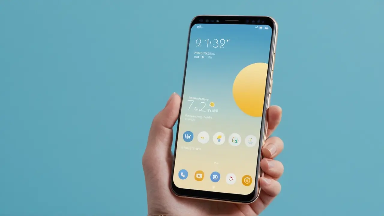 Mano añade un widget de clima al móvil