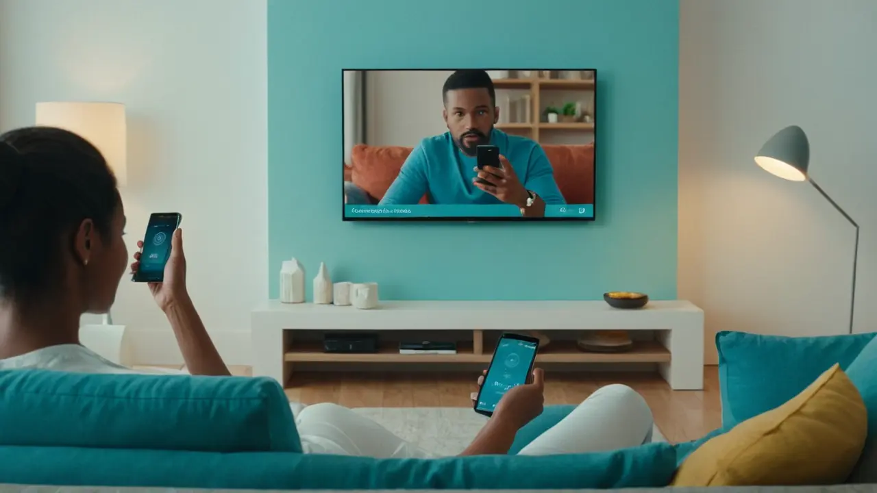 Compartiendo la pantalla del móvil en TV
