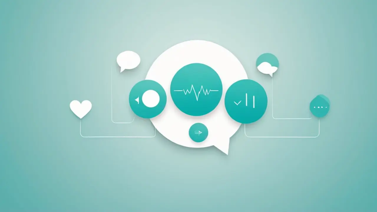 Ilustración minimalista para unir archivos de audio