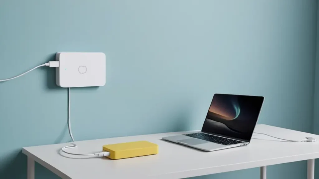 Un adaptador carga todos los dispositivos