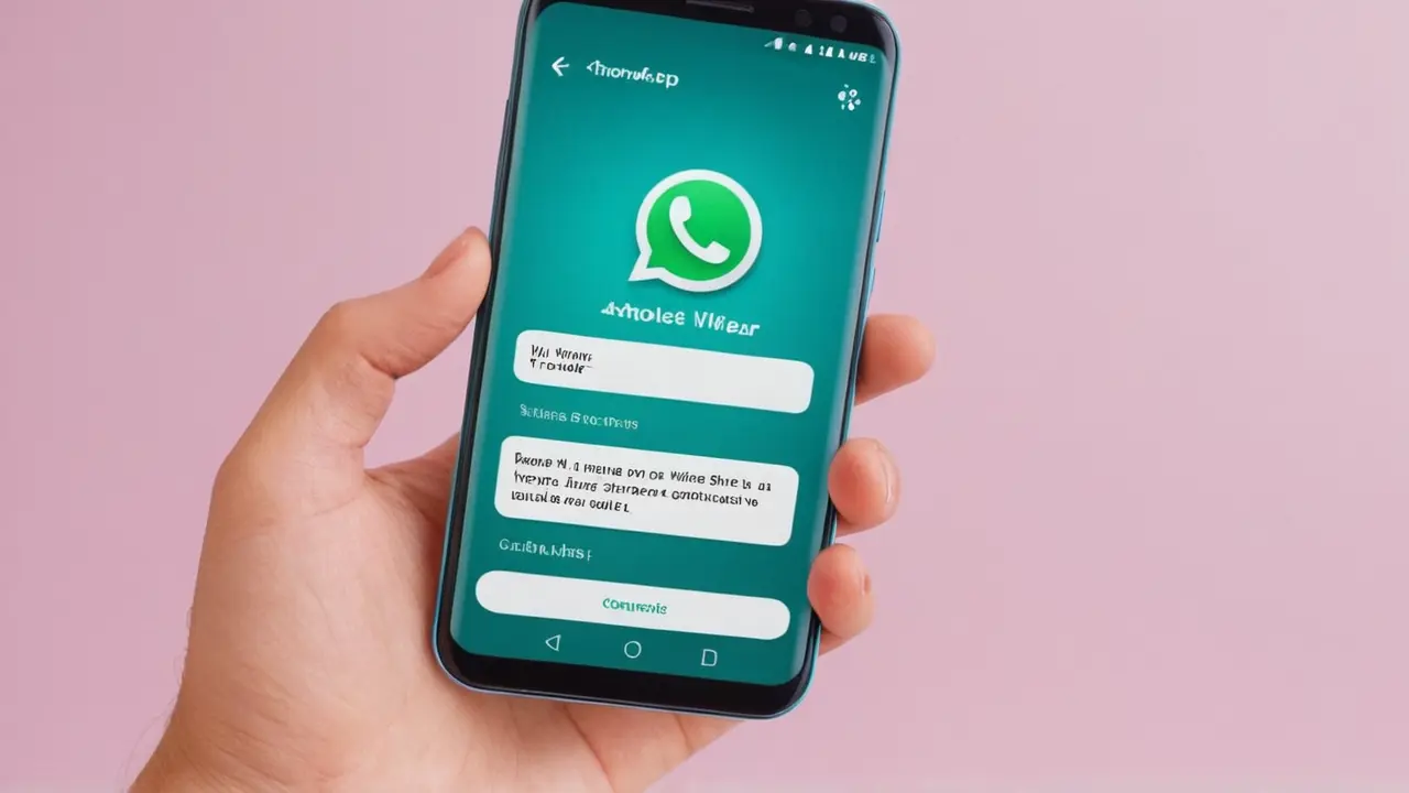 Ilustración de un chat de WhatsApp