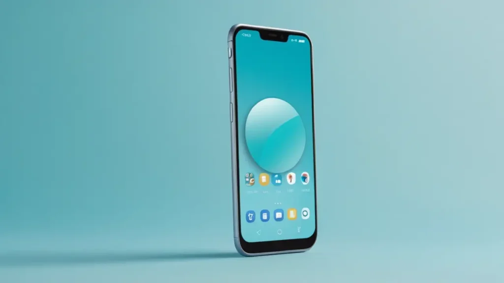 Ilustración vectorial de un smartphone moderno