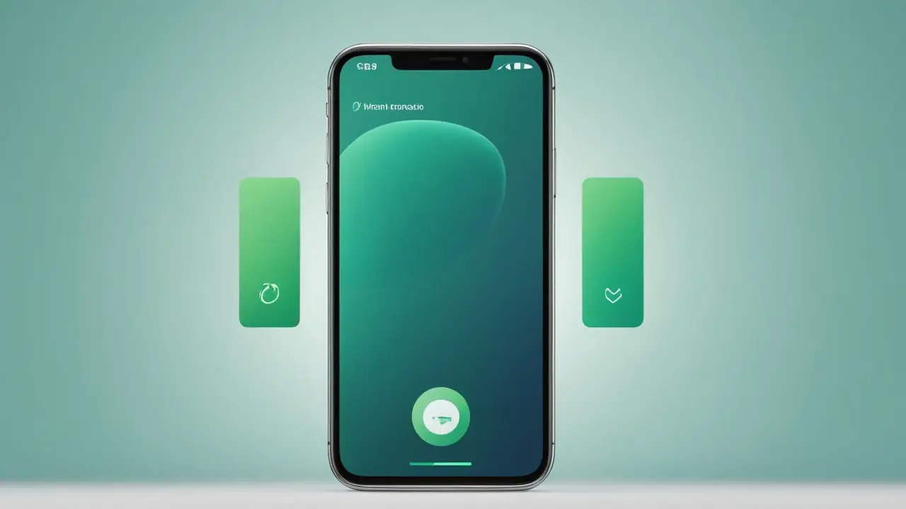 Diseño minimalista de batería para móvil