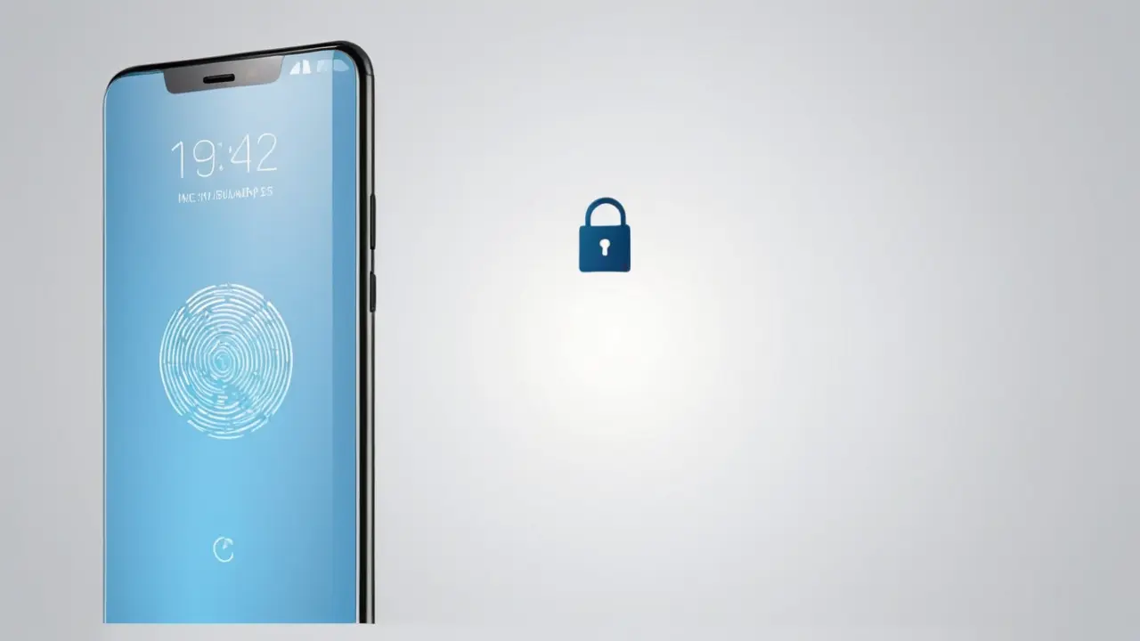 Diseño minimalista de seguridad para smartphone