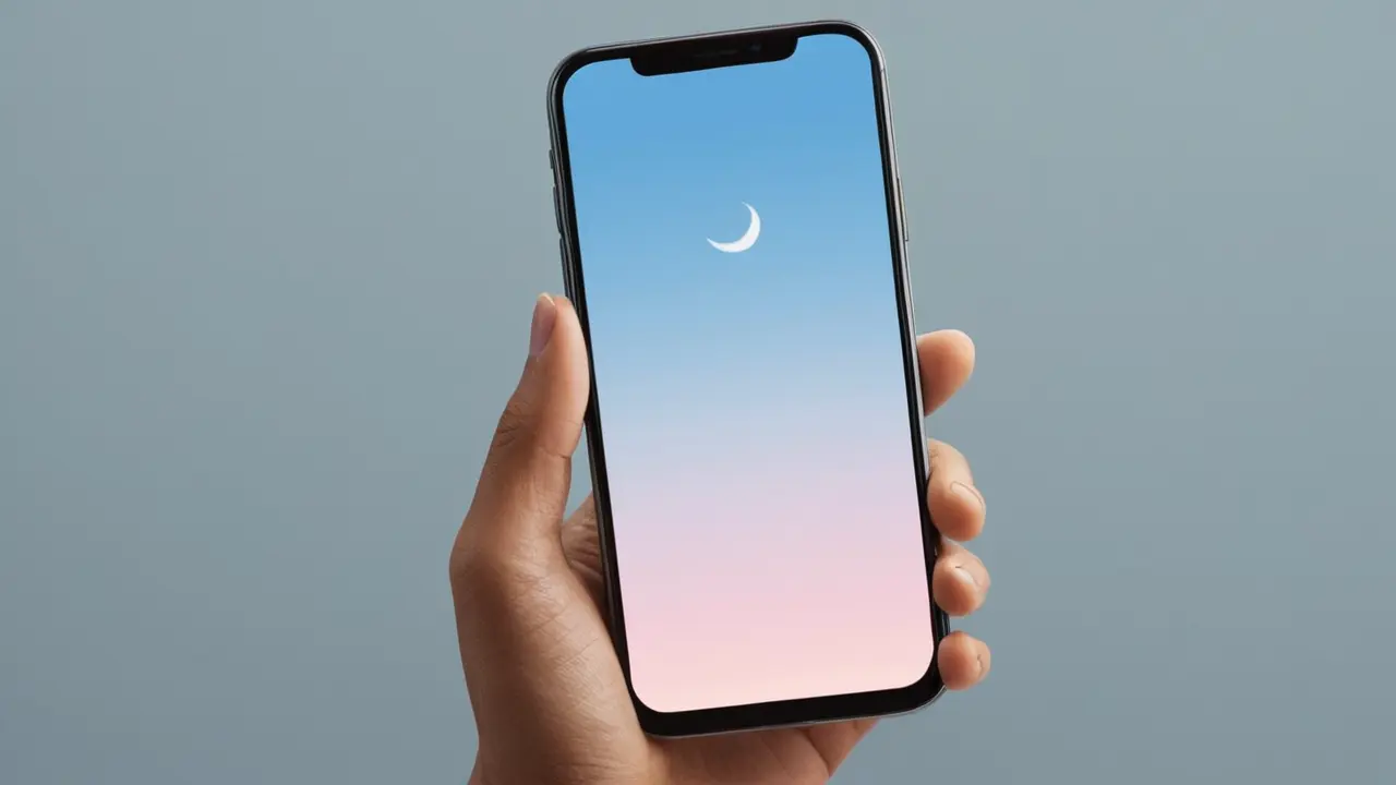 Ilustración de smartphone con funciones destacadas