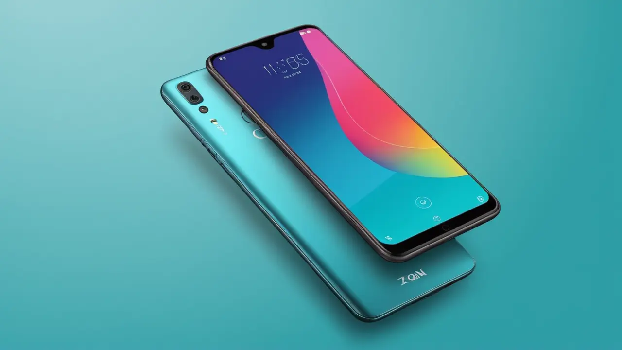 Ilustración vectorial de un smartphone tecnológico