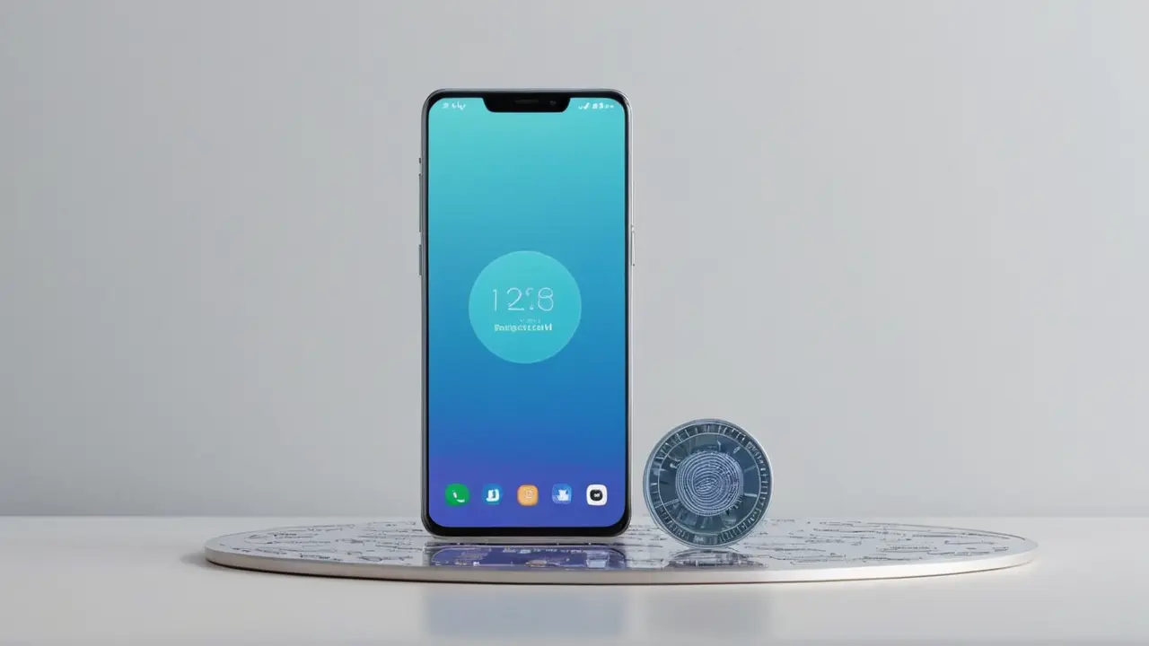 Ilustración de smartphone funcional y asequible
