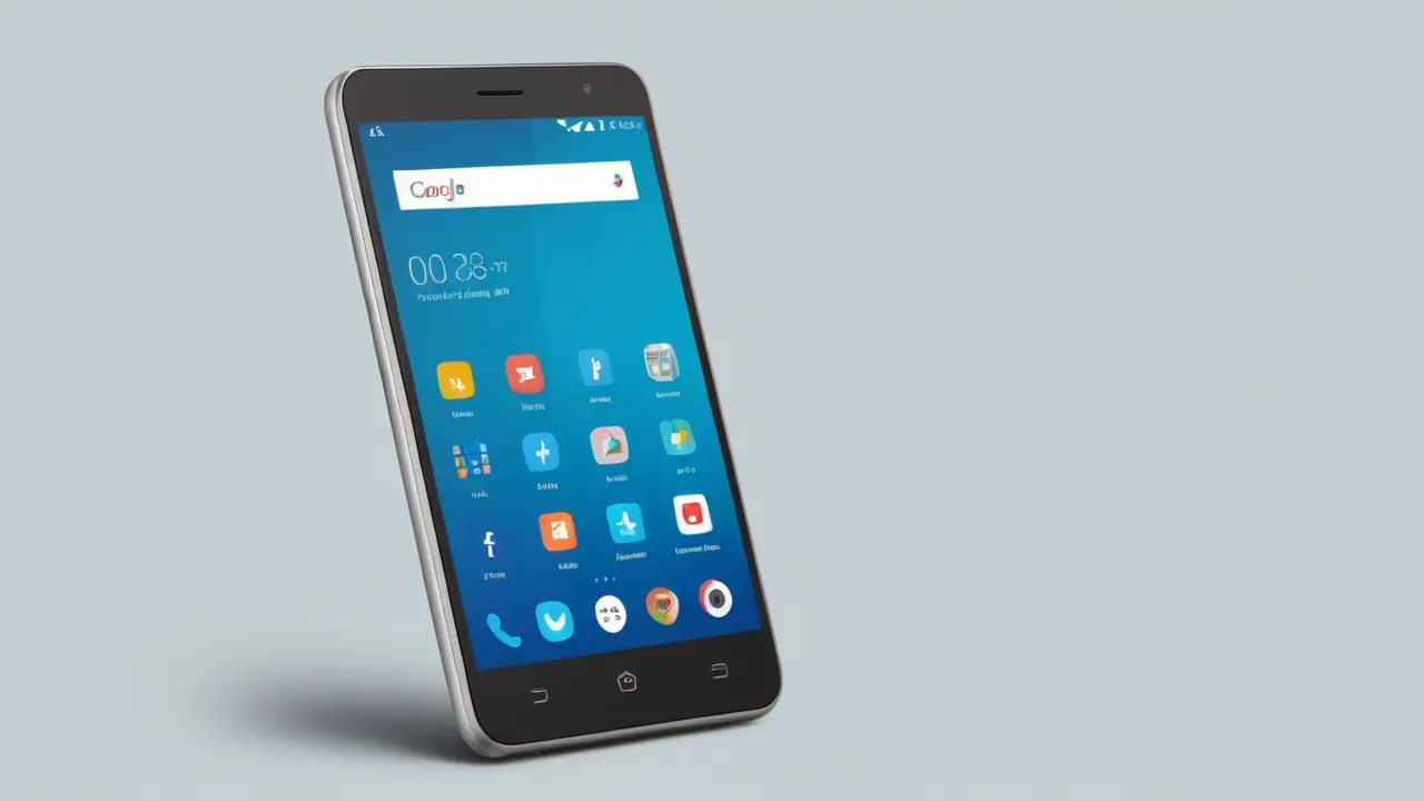 Vector de un smartphone asequible y funcional